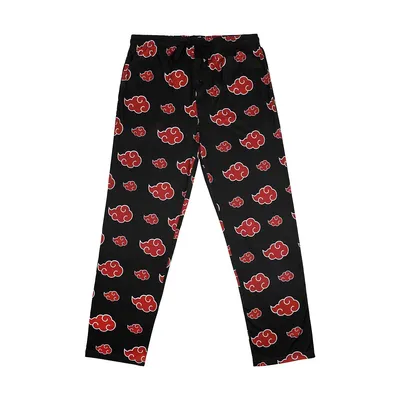 Naruto Akatsuki Red Clouds Pajama Pants