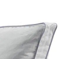 Dulcia Deluxe Pillow, Feather And Down, Adjustable, Made Quebec, Hypoallergenic, Oeko-tex Certified