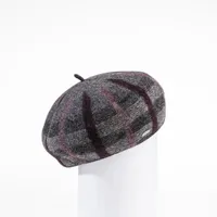 Brianna - Plaid Beret Hat