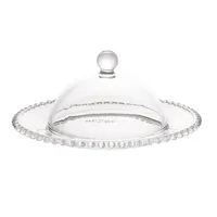 Pearl Collection Crystal Covered Cheese Dish 20x9cm