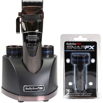 Snapfx Clipper W/ Snap In/out Dual Lithium Battery System + Battery For Fx890