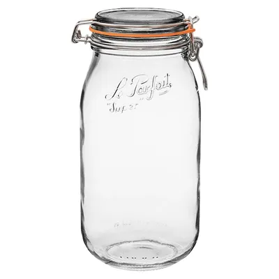 Northlight 14.5 Clear Segmented Glass Container with Lid