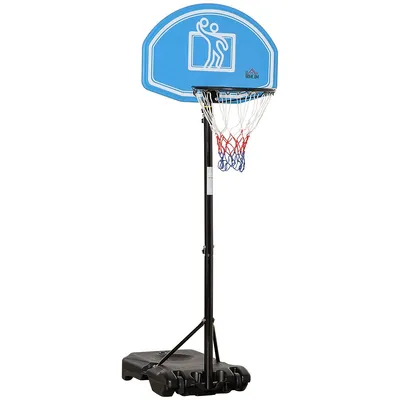 5.2-6.9ft Basketball Hoop Stand With Weight Base And Wheels