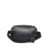 Riñonera Louis Vuitton Ambler Crossbody de piel Damier Infini negra 99LV74