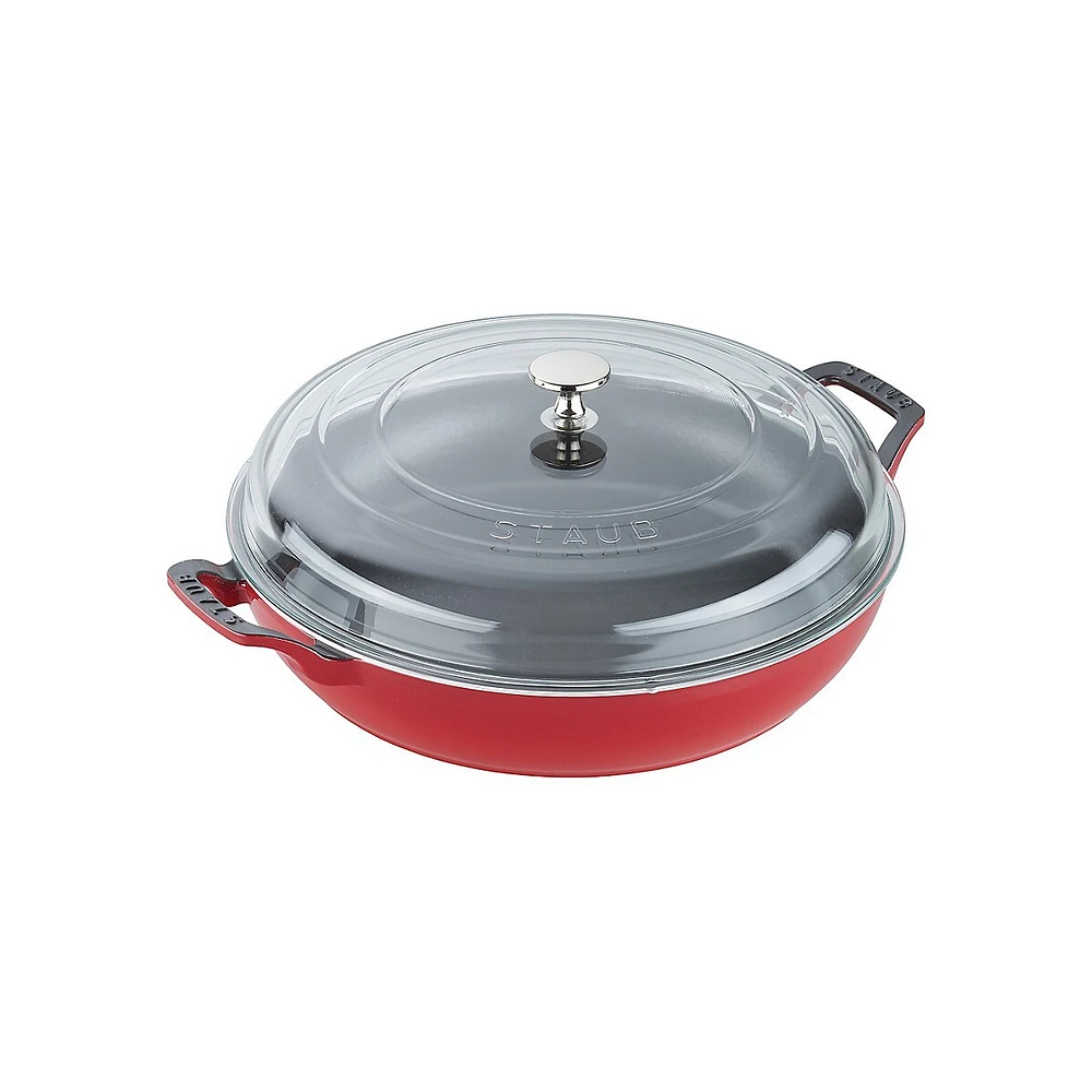 3.5 QT. Braiser With Glass Lid