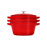 Classic 4-Piece Stackable Cocotte Set