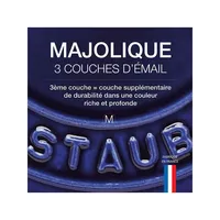Majolique Cast Iron 3.8L Round Cocotte