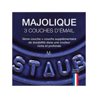 Majolique Cast Iron 3.8L Round Cocotte