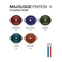 Majolique 5.2 L Round Cocotte