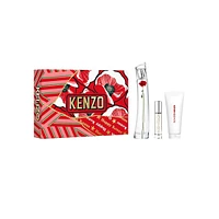 Flower By Kenzo La Recolte Parisienne Eau De Parfum 3-Piece Holiday Gift Set - $222 Value