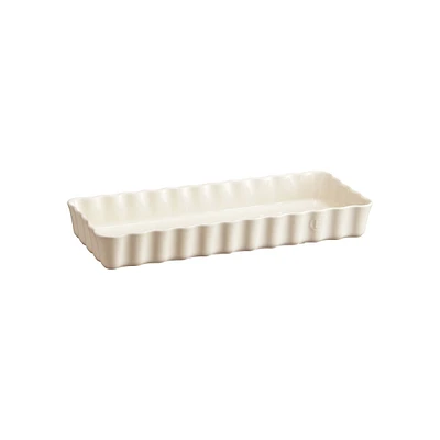 Ceramic Slim Rectangular Tart Dish