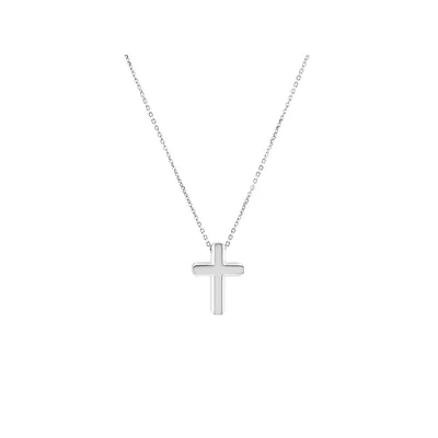 Cross Pendant In Sterling Silver