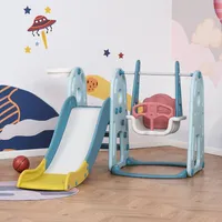 3 In 1 Kids Slide And Swing Set