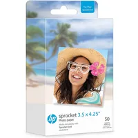 Sprocket 3.5 X 4.25” Zink Sticky-backed Photo Paper Compatible With Hp 3x4 Printer