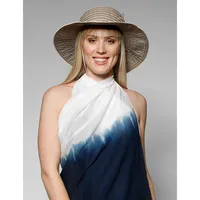 Striped Adjustable Beach Hat
