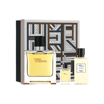 Coffret Parfum Terre d'Hermès, 3 pièces