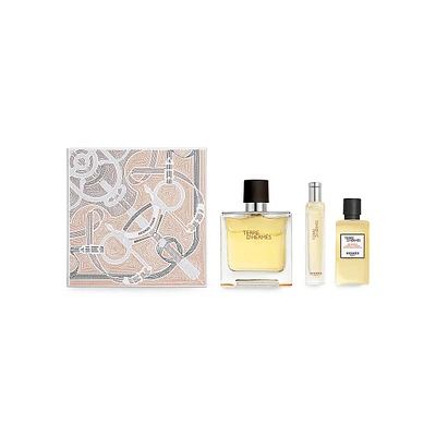 Terre D’Hermès Pure Perfume 3-Piece Gift Set