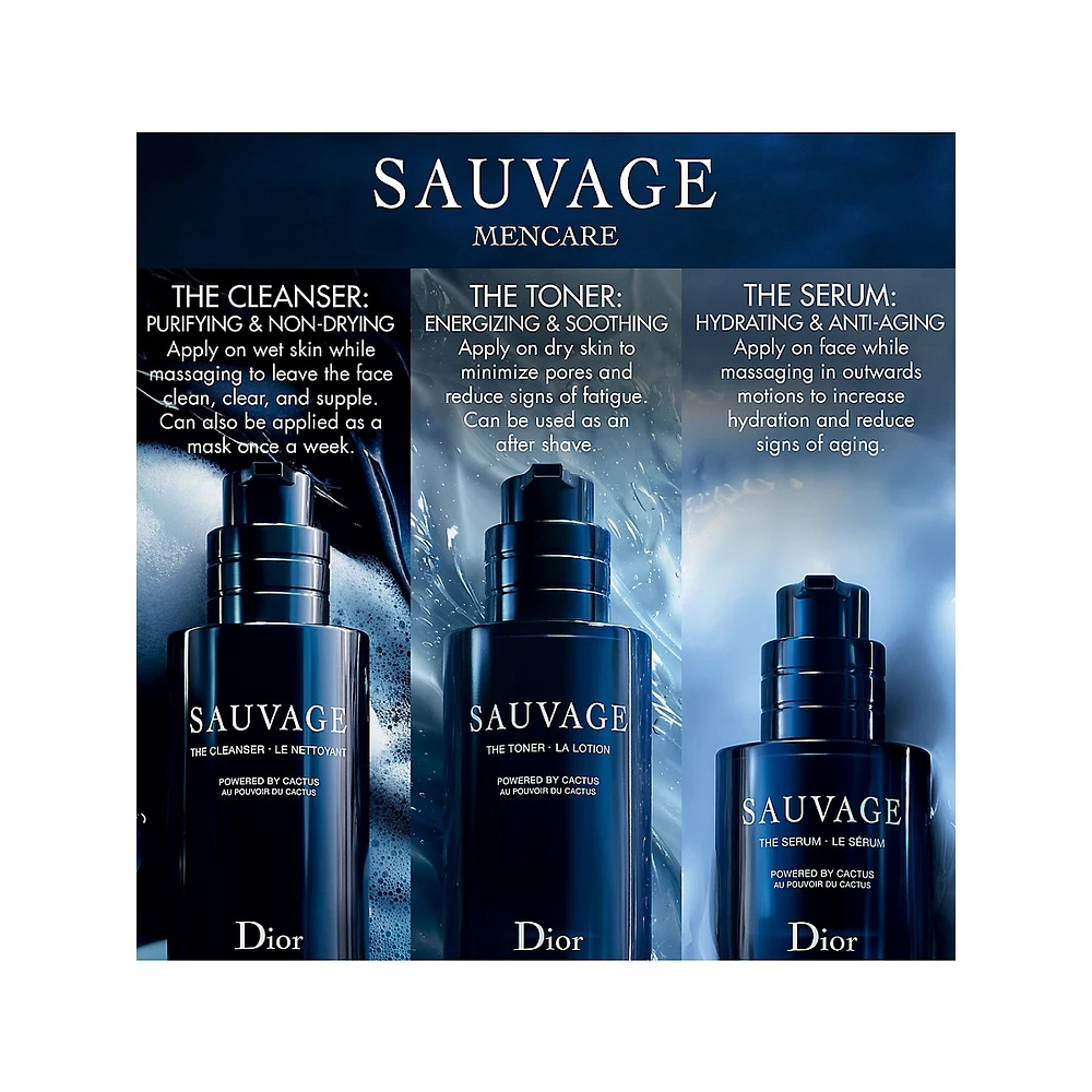 Sauvage 3-Piece Skincare Set