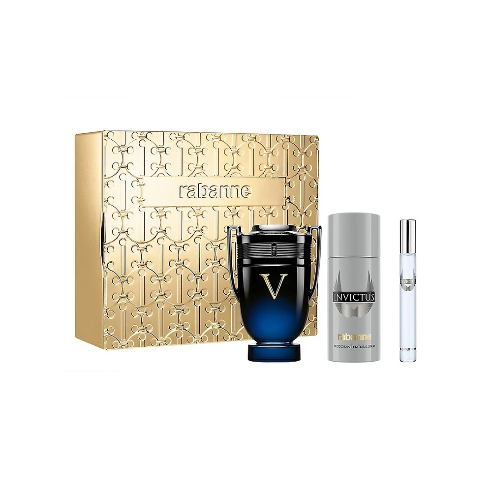 ​Invictus Victory Elixir Parfum Intense 3-Piece Gift Set