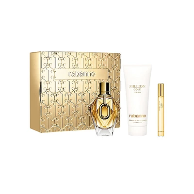 Million Gold For Her Eau de Parfum 3-Piece Gift Set