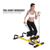 3-in-1 Multifunctional Squat Machine Deep Sissy Squat & Leg Exercise Squat For Home Gym Fitness Equipment