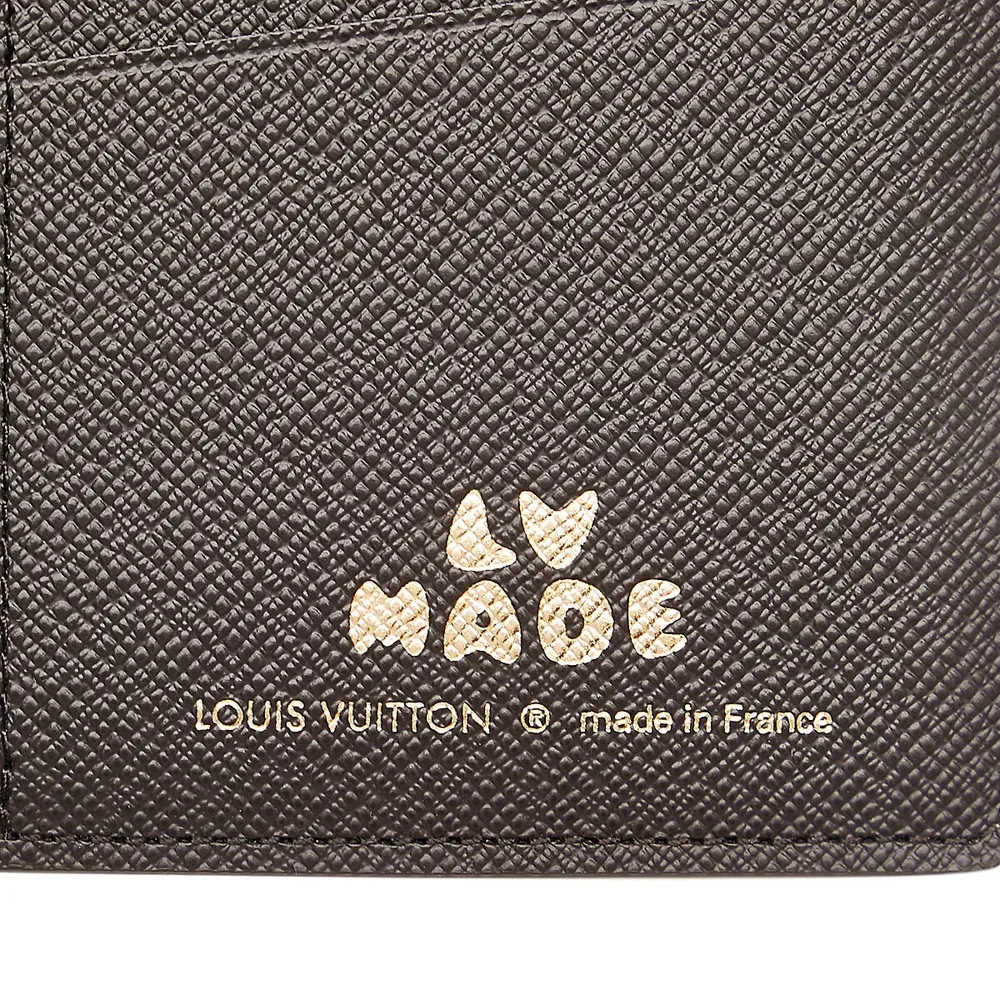 Louis Vuitton x Nigo Brazza Wallet Monogram Stripes Brown in