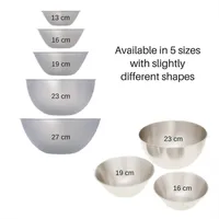 Stainless Steel Mixing Bowl 5-piece Set