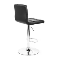 PU Leather Barstools, Swivel Height Adjustable Bar Stool Counter Pub Chair