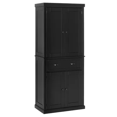 73" Kitchen Pantry Cabinet With 4 Doors
