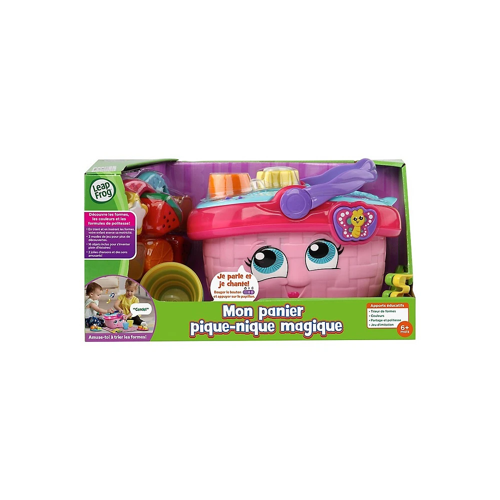 LeapFrog Shapes & Sharing 15-Piece Picnic Basket Set - French Version