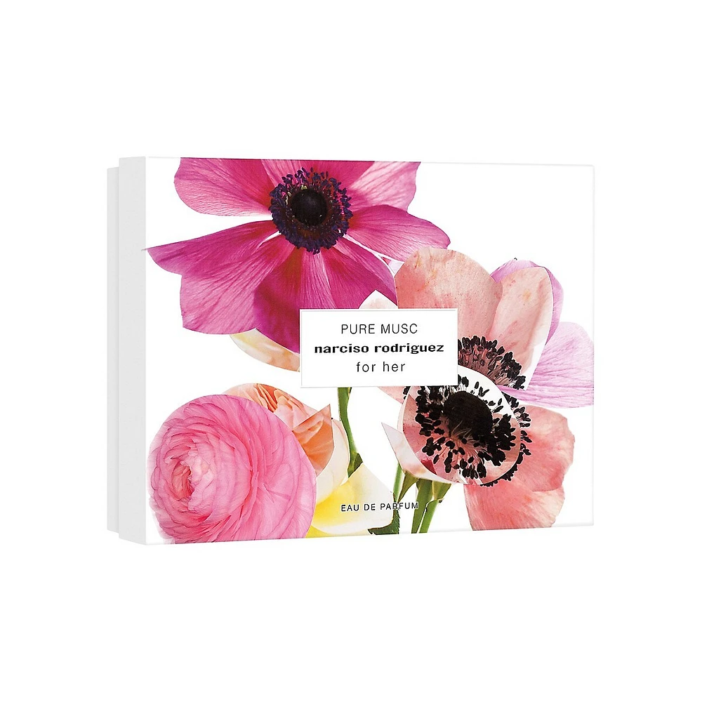 Ensemble-cadeau 3 pièces avec eau de parfum Pure Musc For Her
