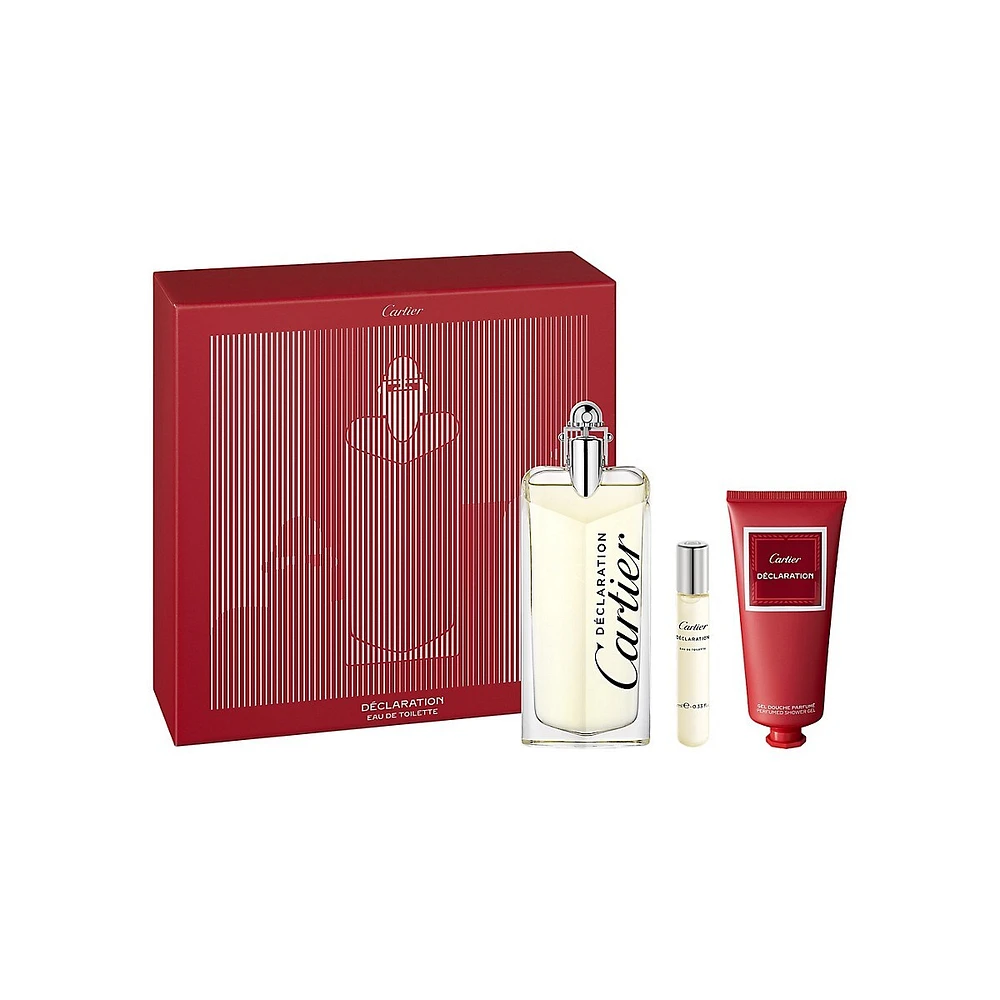 Ensemble eau de toilette Déclaration, trois produits