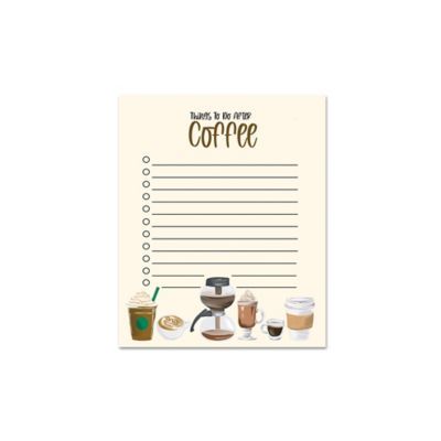 Things To Do After Coffee - Notepad