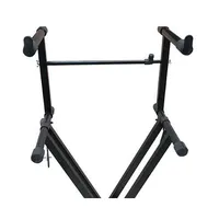 Double-brace X Keyboard Stand + 2nd Detachable Tier Musical Electronic Piano Stands