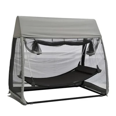 Hammock With Awning And Mosquito Net