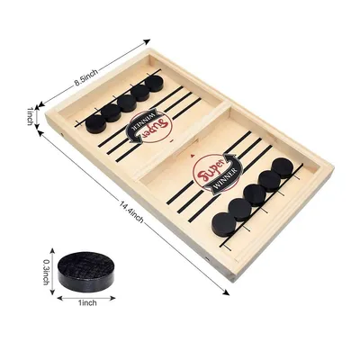 Fast Sling Puck Game ,slingshot Games Toy,paced Winner Board Games Toys For Kids & Adults 53*28.8*2.5cm