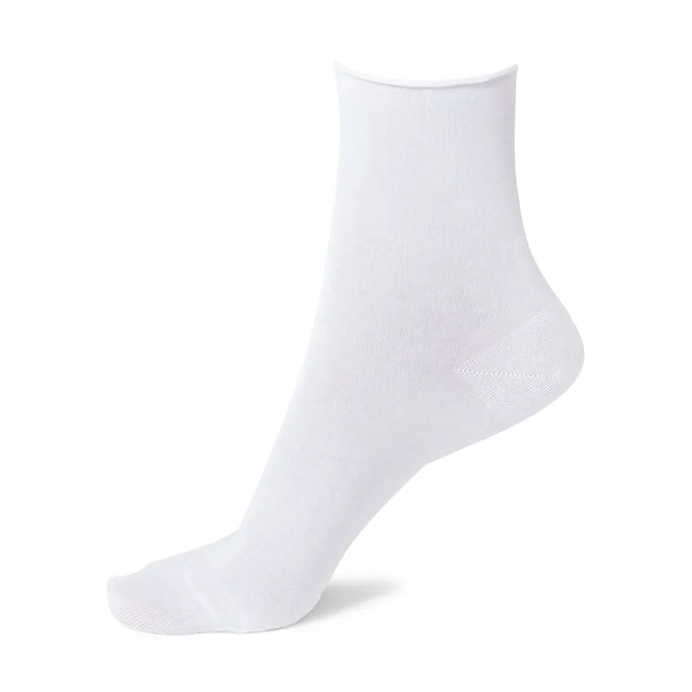 Women's Stretch-Cotton Velvet Ankle Socks