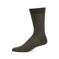 Men's Mercerized Cotton Crew Socks