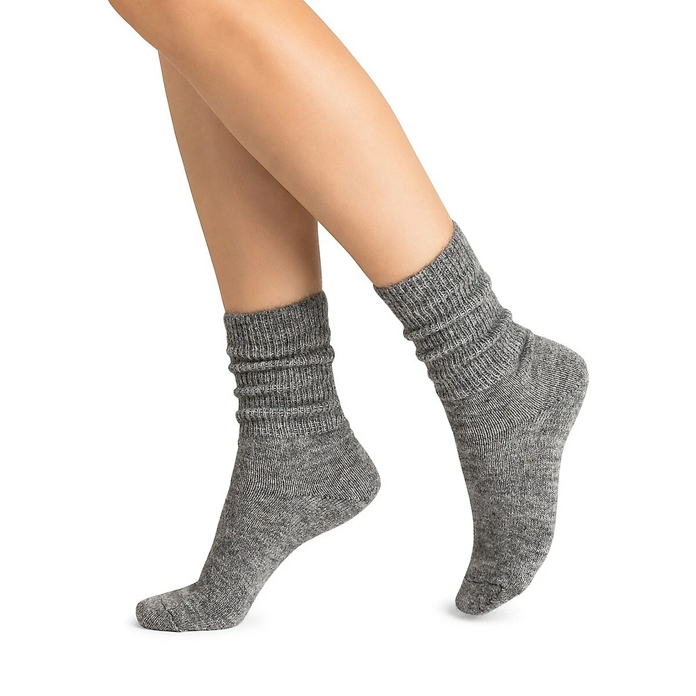 Women's Wool-Blend Crew Socks