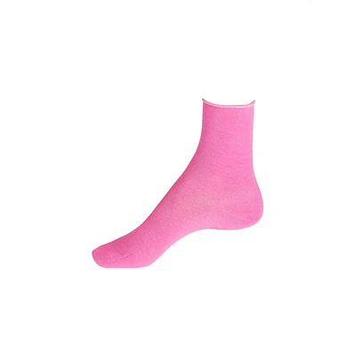 Women's Stretch-Cotton Velvet Ankle Socks