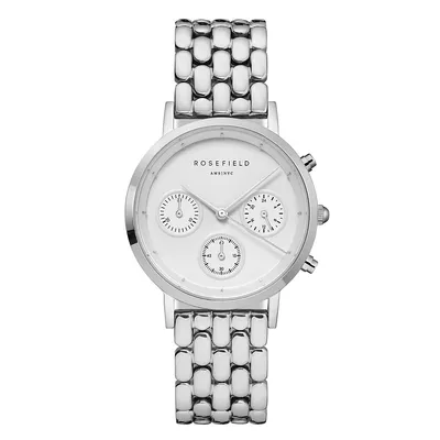 Ladies The Gabby Silver Chronograph Watch NWG-N92
