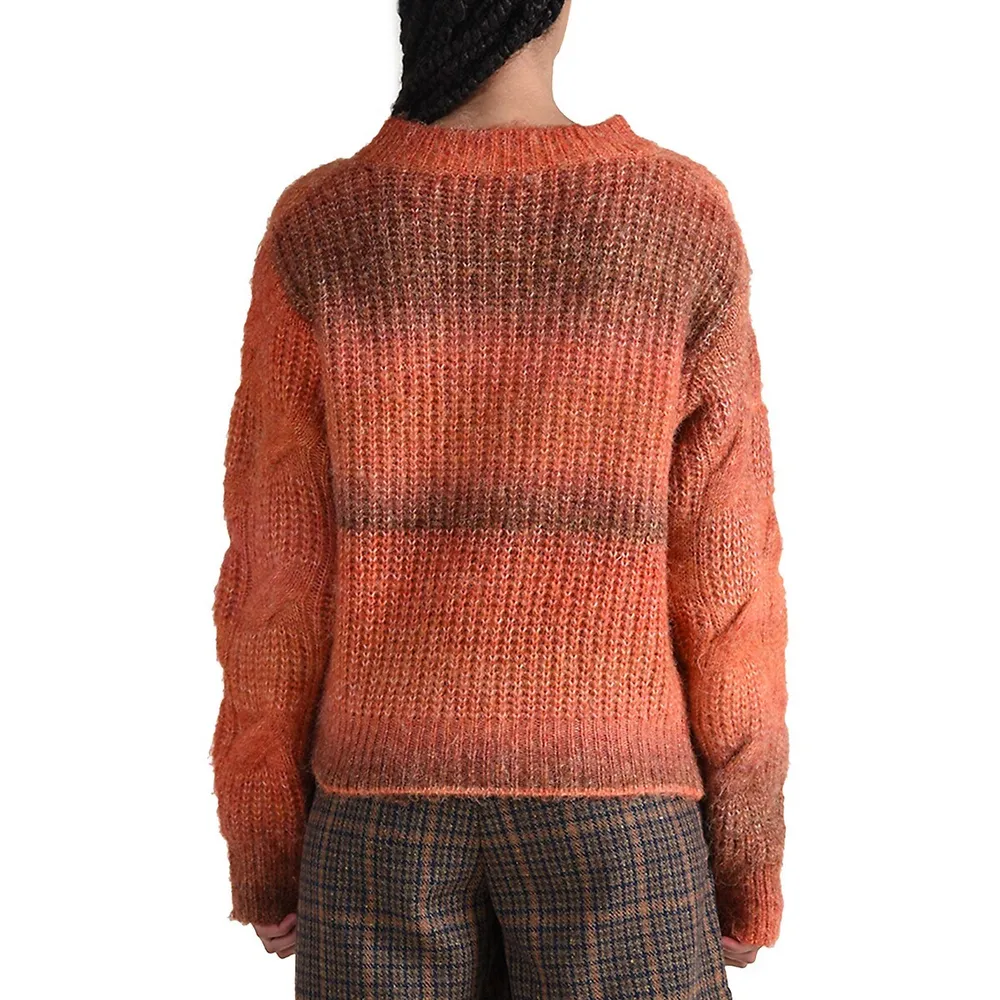 Lili Sidonio Space-Dye Knit Sweater