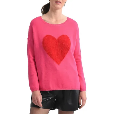Heart Applique Sweater