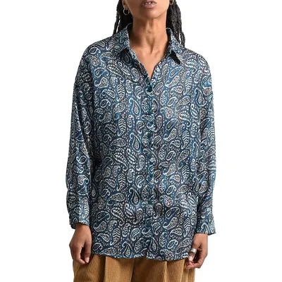Paisley-Print Shirt