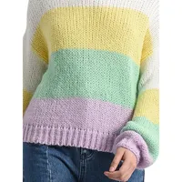 Lili Sidonio Colourblock Stripes Oversize Sweater