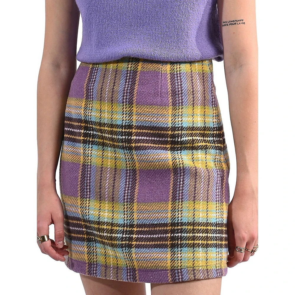 Lili Sidonio Tartan Mini Skirt