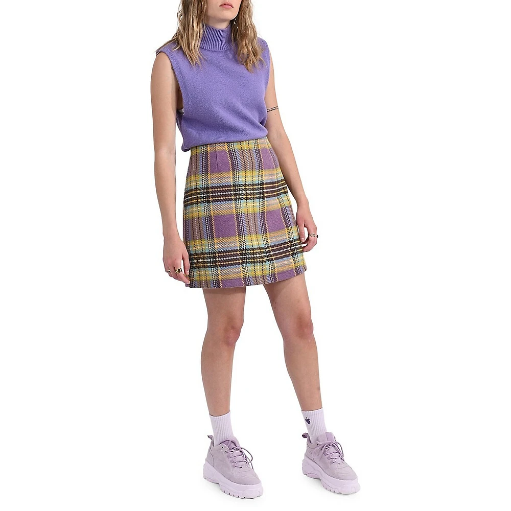 Lili Sidonio Tartan Mini Skirt