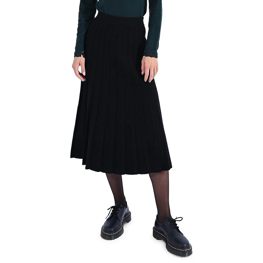 Knit Midi Skirt