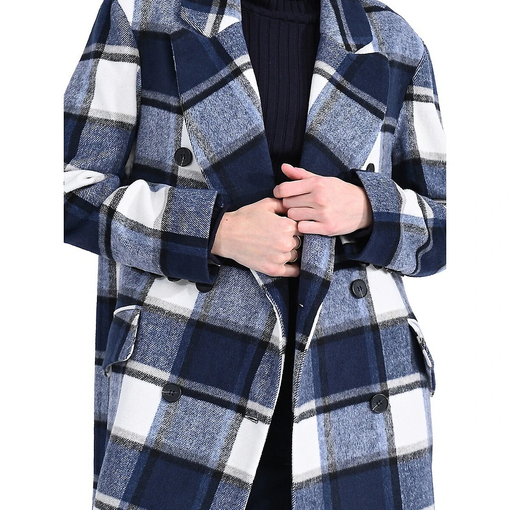 Graphic-Print Collared Jacket