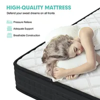 8" Queenfullking Memory Foam Bed Mattress Medium Firm Breathable Pressure Relieve